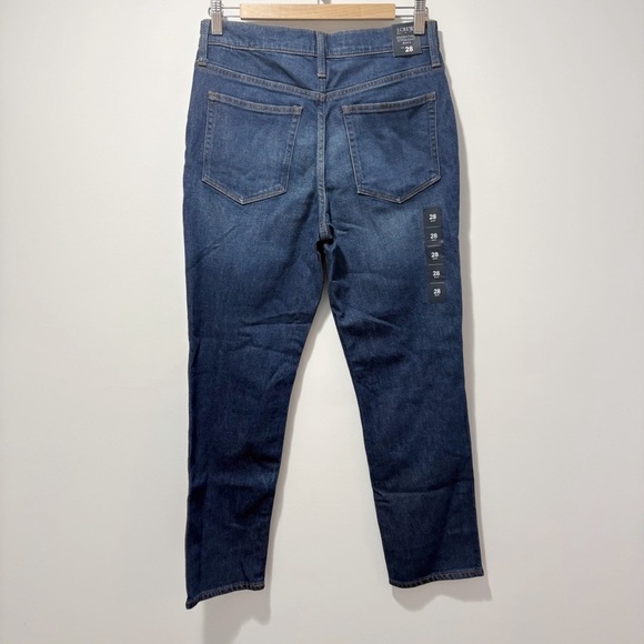 New J. Crew Factory Essential Straight Jean All Day Stretch Size 28 Tencel NWT - Picture 2 of 13